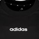 Essentials Linear dames T-shirt zwart