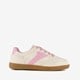 Meisjes sneakers beige roze