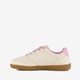 Meisjes sneakers beige roze