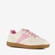 Meisjes sneakers beige roze