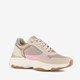 XX by Mexx dames dad sneakers beige roze