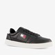 Leren heren sneakers zwart