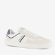 Leren heren sneakers wit blauw