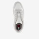 Leren heren sneakers lichtgrijs