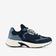 Suede heren dad sneakers blauw