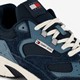 Suede heren dad sneakers blauw