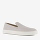 Van Beers suede heren instappers lichtgrijs