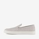 Suede heren instappers lichtgrijs