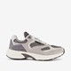 Suede heren dad sneakers grijs