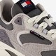 Suede heren dad sneakers grijs