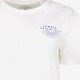 Dames T-shirt met backprint sunset wit