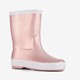 Kinder regenlaarzen metallic roze