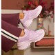 Dames dad sneakers lila