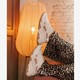 Dames dad sneakers wit beige
