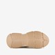 Dames dad sneakers wit beige