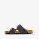 Dames bio slippers zwart