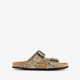 Dames bio slippers luipaardprint