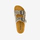 Dames bio slippers luipaardprint