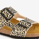 Dames bio slippers luipaardprint