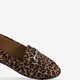 Dames loafers bruin luipaardprint