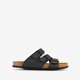 Dames bio slippers zwart