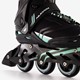 Dames softboot skeelers zwart