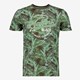 Heren T-shirt met print groen