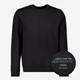 Heren sweater met backprint zwart
