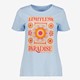 TwoDay dames T-shirt met print lichtblauw