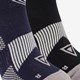 2 paar halflange compressiesokken blauw zwart