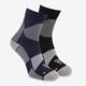 2 paar halflange compressiesokken blauw zwart