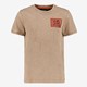 Jongens T-shirt met backprint beige