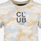 Jongens T-shirt camouflage beige blauw