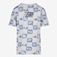 Jongens T-shirt blauw beige