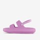 Meisjes sandalen met hielbandje lila