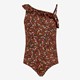 Meisjes badpak met bloemenprint multicolor