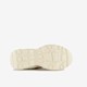 Meisjes dad sneakers beige metallic