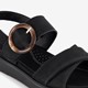 Dames sandalen zwart