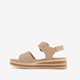 Dames sandalen beige