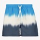 Heren zwemshort met print blauw