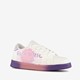 Meisjes sneakers met smiley wit pastel