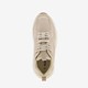 Dames dad sneakers beige