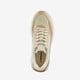 Metallic dames sneakers beige goud