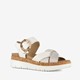 Hush Puppies leren dames sandalen wit
