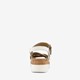Leren dames sandalen wit