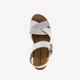 Leren dames sandalen wit