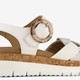 Leren dames sandalen wit