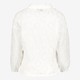 Dames blouse met broderie wit