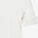 Dames broderie T-shirt wit