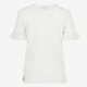 Dames broderie T-shirt wit